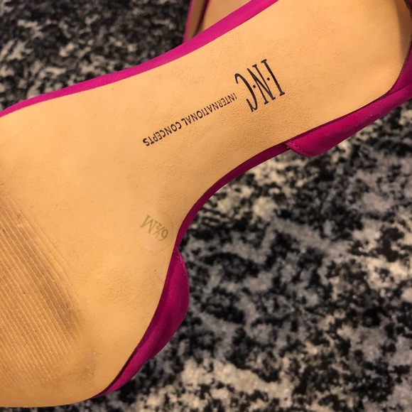 INC Hot Pink Pointed Heels - Picture 6 of 6